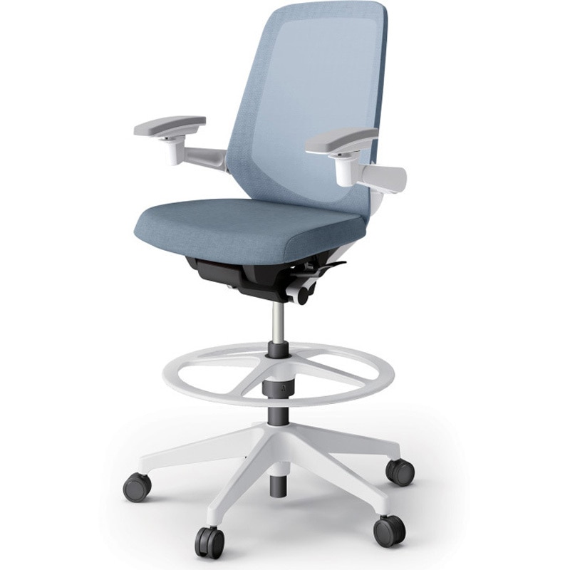 KJ-177JEP2W9B4 ノートチェア ハイポジションタイプ ハイバック 可動肘 ランバーサポートなし メッシュJE 樹脂脚<配送時組立サービス付> 1台 イトーキ 【通販モノタロウ】