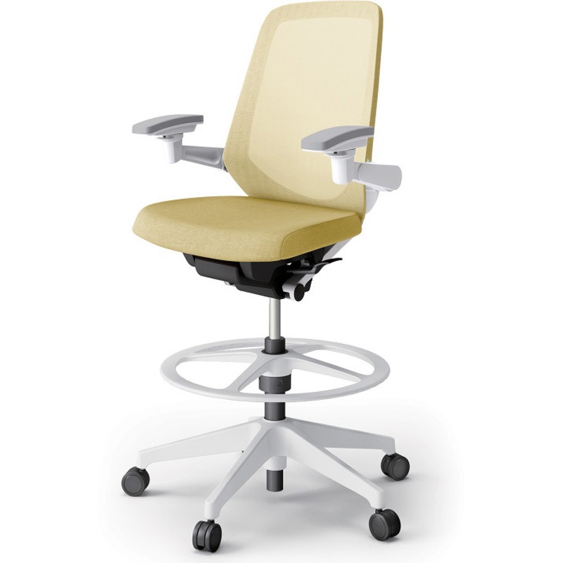 KJ-177JEP2W9U6 ノートチェア ハイポジションタイプ ハイバック 可動肘 ランバーサポートなし メッシュJE 樹脂脚<配送時組立サービス付> 1台 イトーキ 【通販モノタロウ】