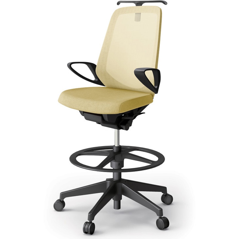 KJ-176JEHP-T1U6 ノートチェア ハイポジションタイプ ハイバック 固定肘 ハンガー ランバーサポートなし メッシュJE 樹脂脚<配送時組立サービス付> 1台 イトーキ 【通販モノタロウ】 65,890円