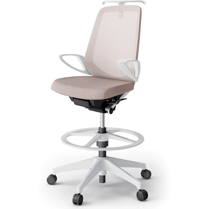KJ-176JEHP-W9F6 ノートチェア ハイポジションタイプ ハイバック 固定肘 ハンガー ランバーサポートなし メッシュJE 樹脂脚<配送時組立サービス付> 1台 イトーキ 【通販モノタロウ】