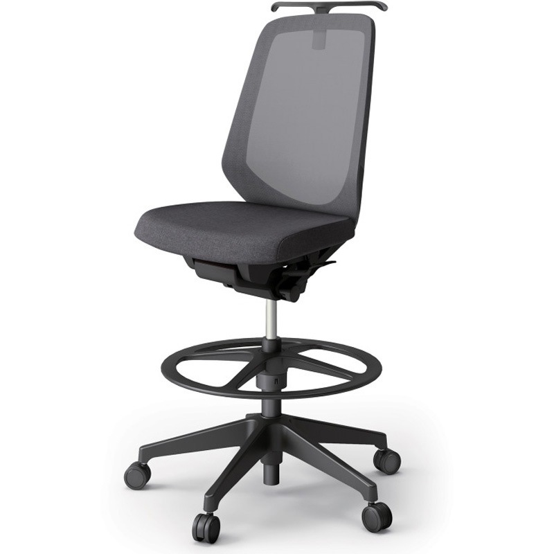 KJ-170JEHP-T1T3 ノートチェア ハイポジションタイプ ハイバック 肘なし ハンガー ランバーサポートなし メッシュJE 樹脂脚<配送時組立サービス付> 1台 イトーキ 【通販モノタロウ】