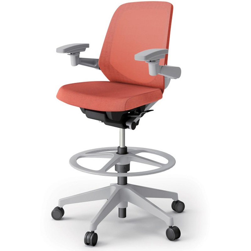 KJ-187JEP2GND4 ノートチェア ハイポジションタイプ ローバック 可動肘 ランバーサポートなし メッシュJE 樹脂脚<配送時組立サービス付> 1台 イトーキ 【通販モノタロウ】