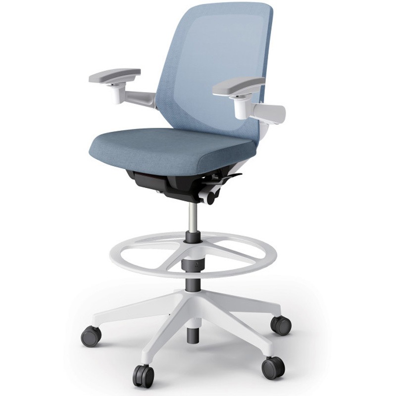 KJ-187JEP2W9B4 ノートチェア ハイポジションタイプ ローバック 可動肘 ランバーサポートなし メッシュJE 樹脂脚<配送時組立サービス付> 1台 イトーキ 【通販モノタロウ】