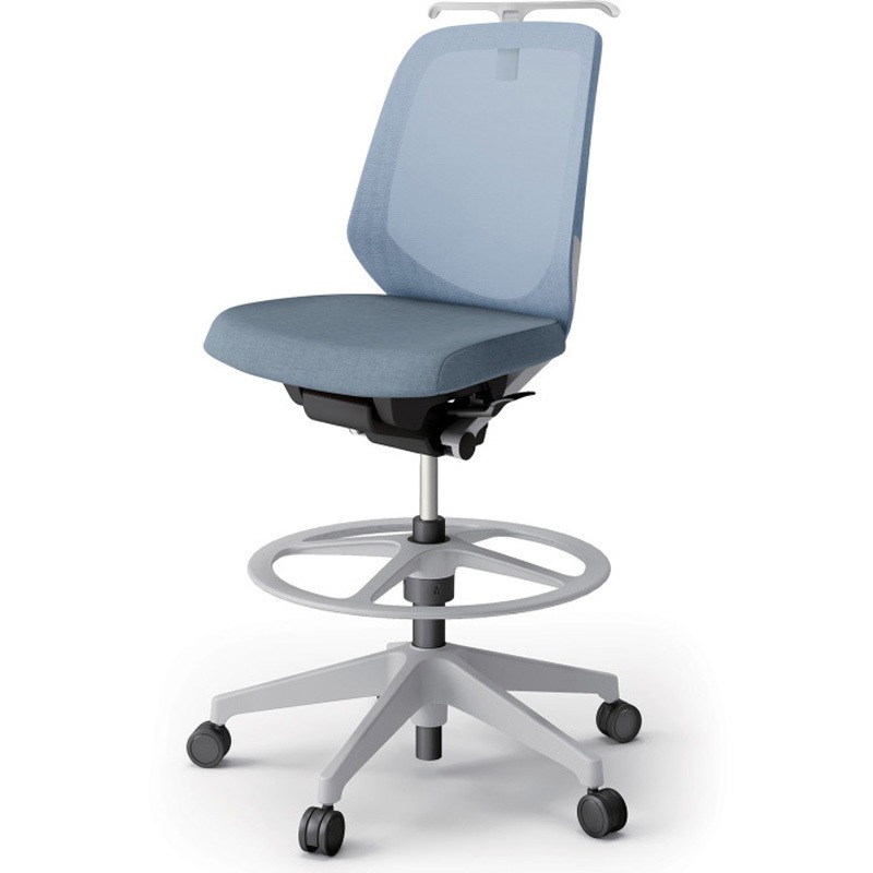 KJ-180JEHP-GNB4 ノートチェア ハイポジションタイプ ローバック 肘なし ハンガー ランバーサポートなし メッシュJE 樹脂脚<配送時組立サービス付> 1台 イトーキ 【通販モノタロウ】