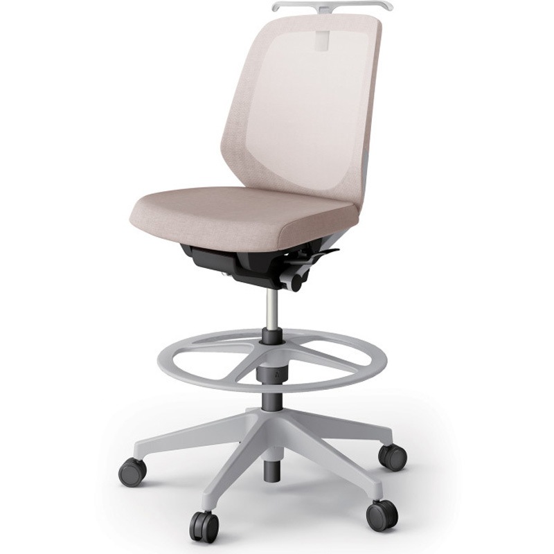 KJ-180JEHP-GNF6 ノートチェア ハイポジションタイプ ローバック 肘なし ハンガー ランバーサポートなし メッシュJE 樹脂脚<配送時組立サービス付> 1台 イトーキ 【通販モノタロウ】