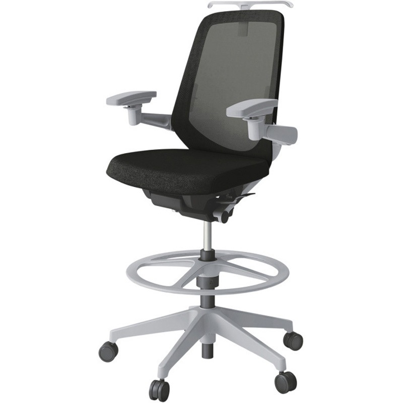 KJ-157JEHP2GNT1 ノートチェア ハイポジションタイプ ハイバック 可動肘 ハンガー ランバーサポート付 メッシュJE 樹脂脚<配送時組立サービス付> 1台 イトーキ 【通販モノタロウ】