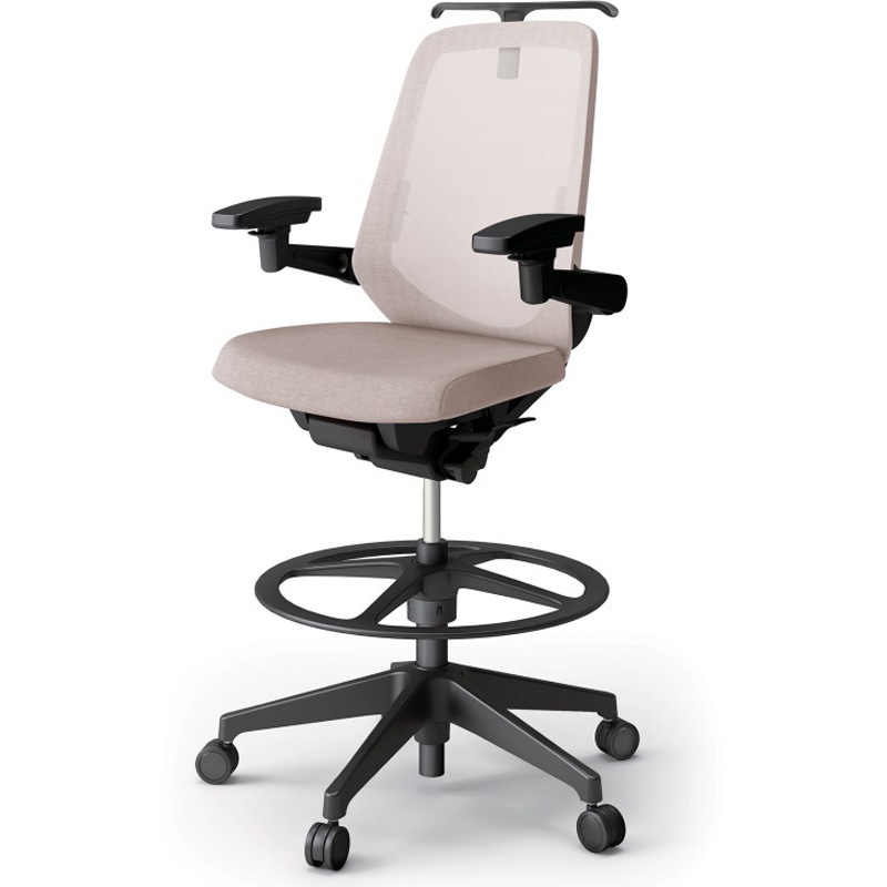 KJ-157JEHP2T1F6 ノートチェア ハイポジションタイプ ハイバック 可動肘 ハンガー ランバーサポート付 メッシュJE 樹脂脚<配送時組立サービス付> 1台 イトーキ 【通販モノタロウ】