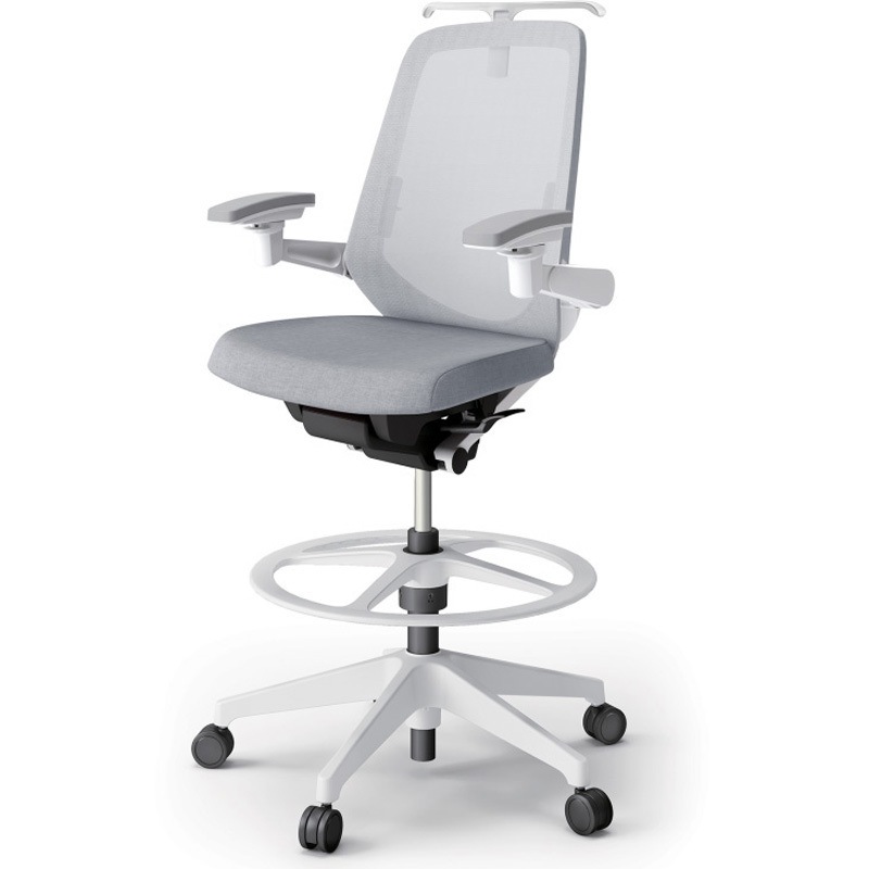 KJ-157JEHP2W9T7 ノートチェア ハイポジションタイプ ハイバック 可動肘 ハンガー ランバーサポート付 メッシュJE 樹脂脚<配送時組立サービス付> 1台 イトーキ 【通販モノタロウ】