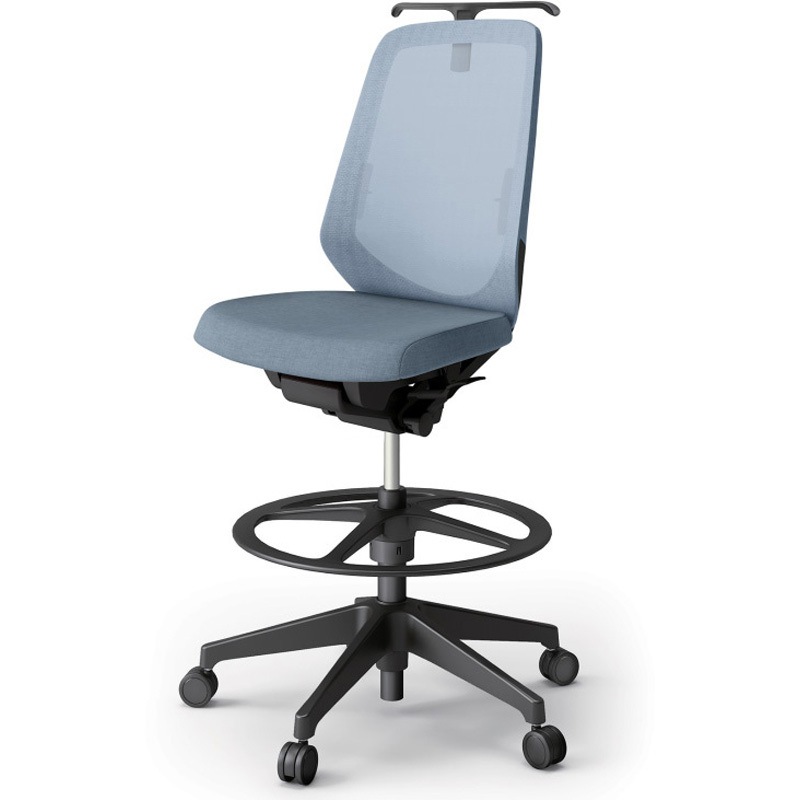 KJ-150JEHP-T1B4 ノートチェア ハイポジションタイプ ハイバック 肘なし ハンガー ランバーサポート付 メッシュJE 樹脂脚<配送時組立サービス付> 1台 イトーキ 【通販モノタロウ】