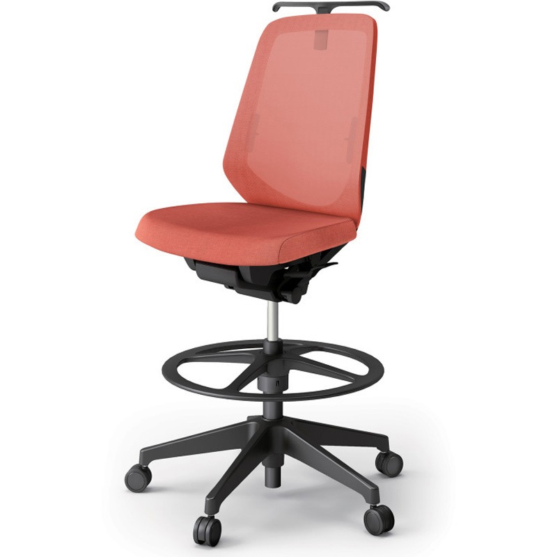 KJ-150JEHP-T1D4 ノートチェア ハイポジションタイプ ハイバック 肘なし ハンガー ランバーサポート付 メッシュJE 樹脂脚<配送時組立サービス付> 1台 イトーキ 【通販モノタロウ】