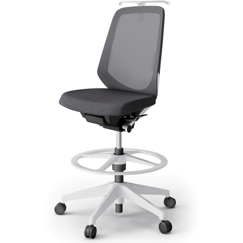 KJ-150JEHP-W9T3 ノートチェア ハイポジションタイプ ハイバック 肘なし ハンガー ランバーサポート付 メッシュJE 樹脂脚<配送時組立サービス付> 1台 イトーキ 【通販モノタロウ】