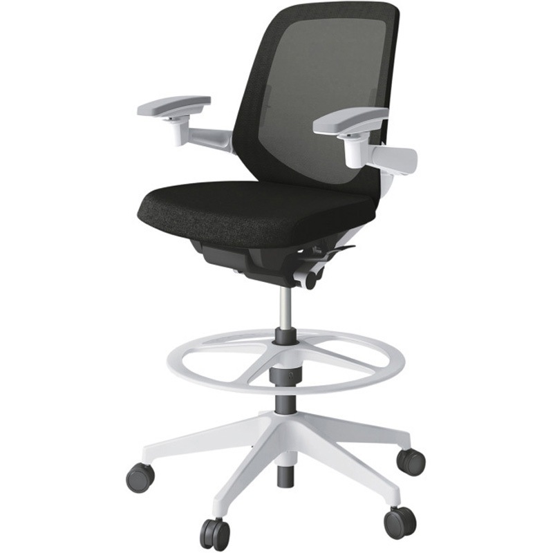 KJ-167JEP2W9T1 ノートチェア ハイポジションタイプ ローバック 可動肘 ランバーサポート付 メッシュJE 樹脂脚<配送時組立サービス付> 1台 イトーキ 【通販モノタロウ】