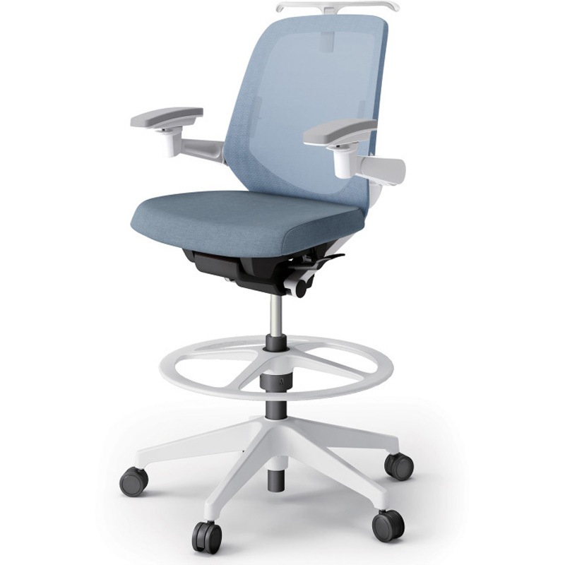 KJ-167JEHP2W9B4 ノートチェア ハイポジションタイプ ローバック 可動肘 ハンガー ランバーサポート付 メッシュJE 樹脂脚<配送時組立サービス付> 1台 イトーキ 【通販モノタロウ】 71,390円