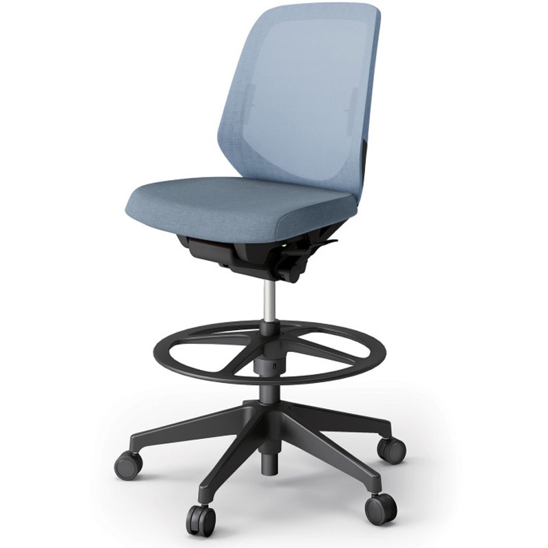 KJ-160JEP-T1B4 ノートチェア ハイポジションタイプ ローバック 肘なし ランバーサポート付 メッシュJE 樹脂脚<配送時組立サービス付> 1台 イトーキ 【通販モノタロウ】