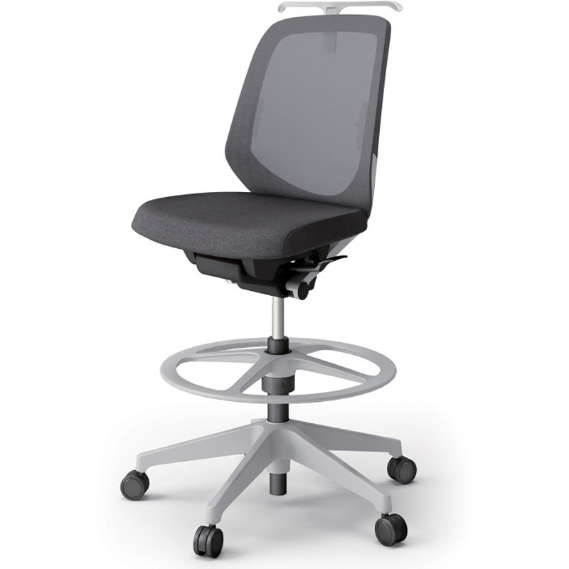 KJ-160JEHP-GNT3 ノートチェア ハイポジションタイプ ローバック 肘なし ハンガー ランバーサポート付 メッシュJE 樹脂脚<配送時組立サービス付> 1台 イトーキ 【通販モノタロウ】 59,988円