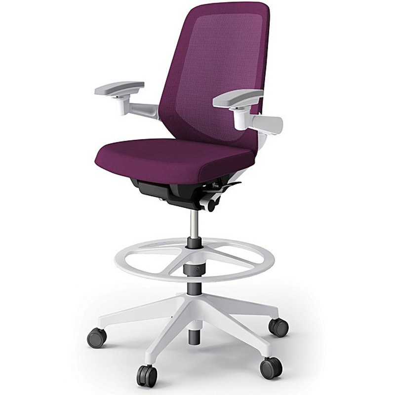 KJ-177JVP1W9X7 ノートチェア ハイポジションタイプ ハイバック 可動肘 ランバーサポートなし メッシュJV 樹脂脚<配送時組立サービス付> 1台 イトーキ 【通販モノタロウ】