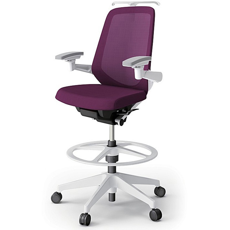 KJ-177JVHP1W9X7 ノートチェア ハイポジションタイプ ハイバック 可動肘 ハンガー ランバーサポートなし メッシュJV 樹脂脚<配送時組立サービス付> 1台 イトーキ 【通販モノタロウ】