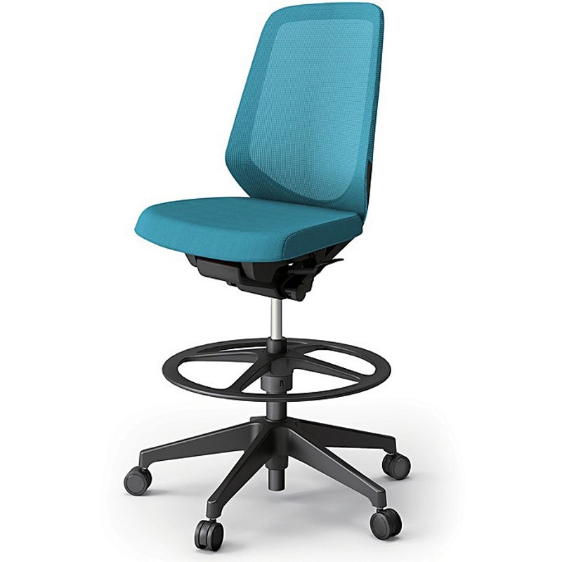 KJ-170JVP-T1A3 ノートチェア ハイポジションタイプ ハイバック 肘なし ランバーサポートなし メッシュJV 樹脂脚<配送時組立サービス付> 1台 イトーキ 【通販モノタロウ】