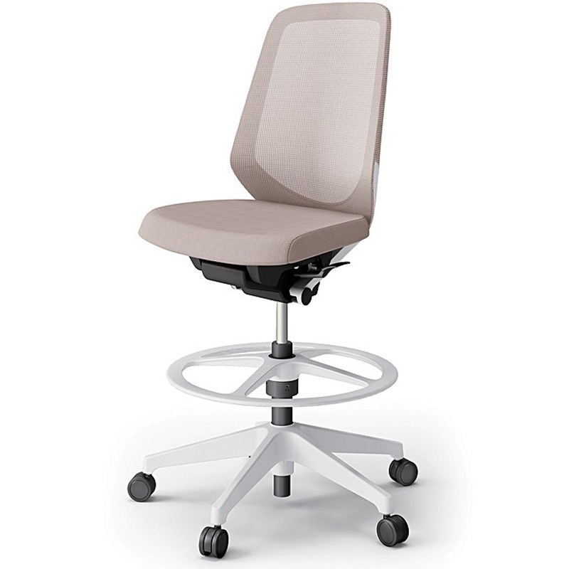 KJ-170JVP-W9Y3 ノートチェア ハイポジションタイプ ハイバック 肘なし ランバーサポートなし メッシュJV 樹脂脚<配送時組立サービス付> 1台 イトーキ 【通販モノタロウ】