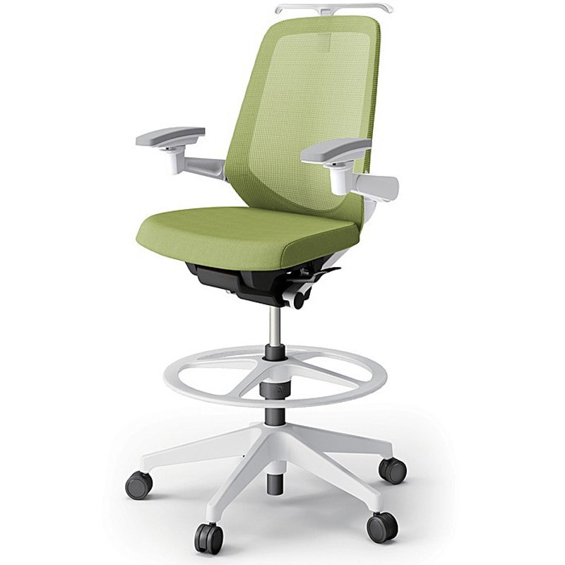 KJ-157JVHP1W9Q6 ノートチェア ハイポジションタイプ ハイバック 可動肘 ハンガー ランバーサポート付 メッシュJV 樹脂脚<配送時組立サービス付> 1台 イトーキ 【通販モノタロウ】 76,890円