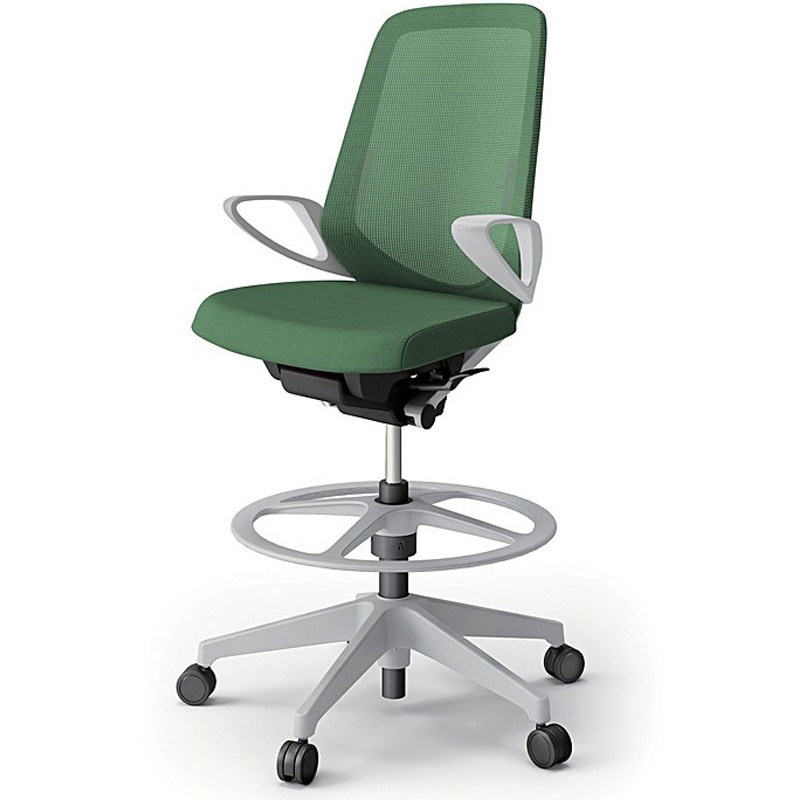 KJ-156JVP-GNQ2 ノートチェア ハイポジションタイプ ハイバック 固定肘 ランバーサポート付 メッシュJV 樹脂脚<配送時組立サービス付> 1台 イトーキ 【通販モノタロウ】 65,890円