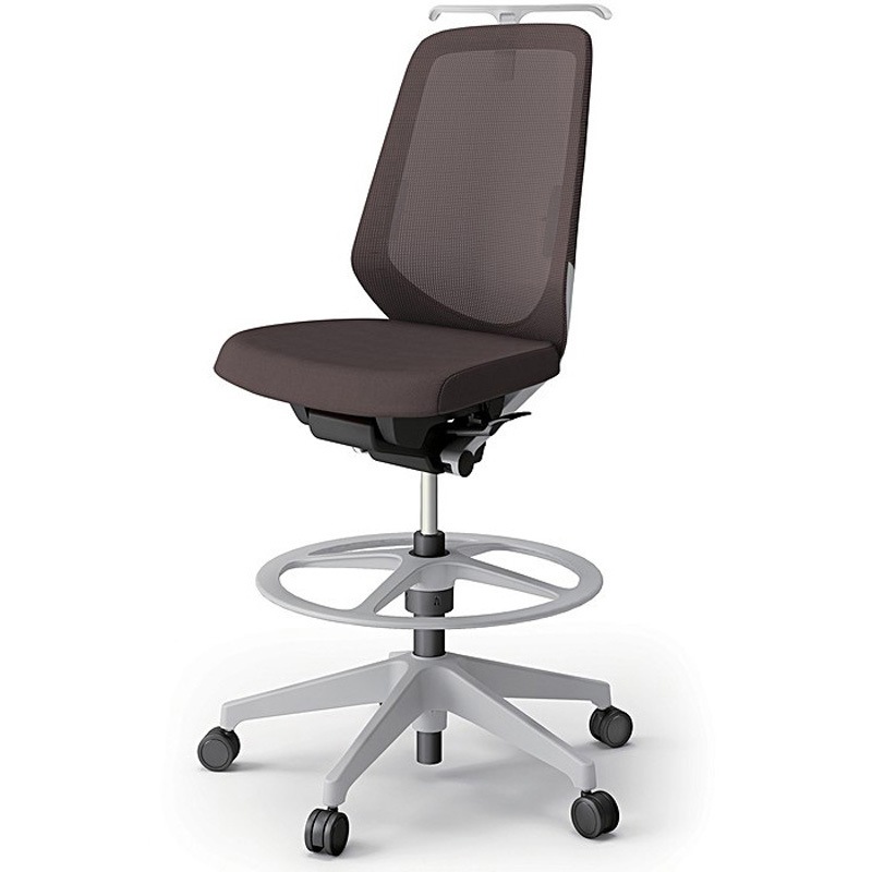 KJ-150JVHP-GNH2 ノートチェア ハイポジションタイプ ハイバック 肘なし ハンガー ランバーサポート付 メッシュJV 樹脂脚<配送時組立サービス付> 1台 イトーキ 【通販モノタロウ】