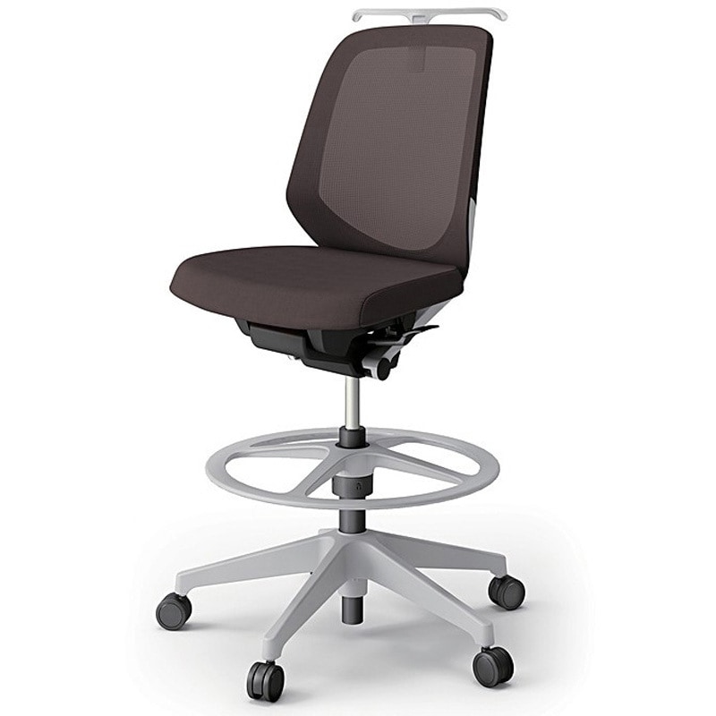 KJ-160JVHP-GNH2 ノートチェア ハイポジションタイプ ローバック 肘なし ハンガー ランバーサポート付 メッシュJV 樹脂脚<配送時組立サービス付> 1台 イトーキ 【通販モノタロウ】