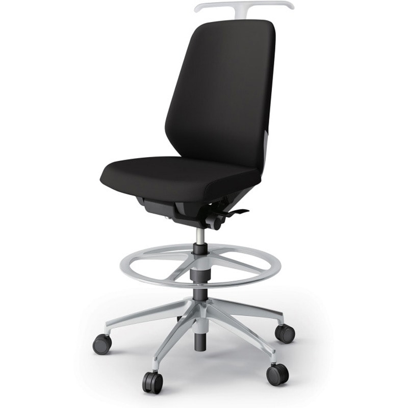 KJ-130PVHP-ZNT1 ノートチェア ハイポジションタイプ ハイバック 肘なし ハンガー ランバーサポートなし クロスPV アルミ脚<配送時組立サービス付> 1台 イトーキ 【通販モノタロウ】 65,890円