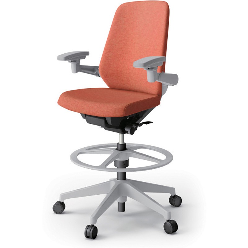 KJ-137SAP1GND4 ノートチェア ハイポジションタイプ ハイバック 可動肘 ランバーサポートなし クロスSA 樹脂脚<配送時組立サービス付> 1台 イトーキ 【通販モノタロウ】