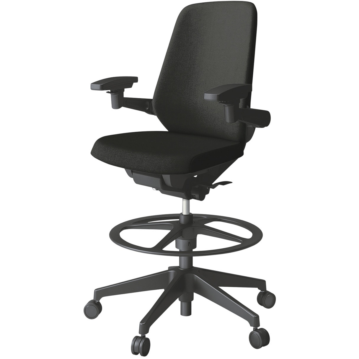 KJ-137SAP1T1T1 ノートチェア ハイポジションタイプ ハイバック 可動肘 ランバーサポートなし クロスSA 樹脂脚<配送時組立サービス付> 1台 イトーキ 【通販モノタロウ】