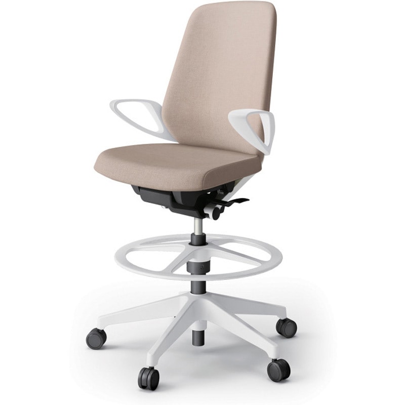 KJ-136SAP-W9F6 ノートチェア ハイポジションタイプ ハイバック 固定肘 ランバーサポートなし クロスSA 樹脂脚<配送時組立サービス付> 1台 イトーキ 【通販モノタロウ】 60,390円