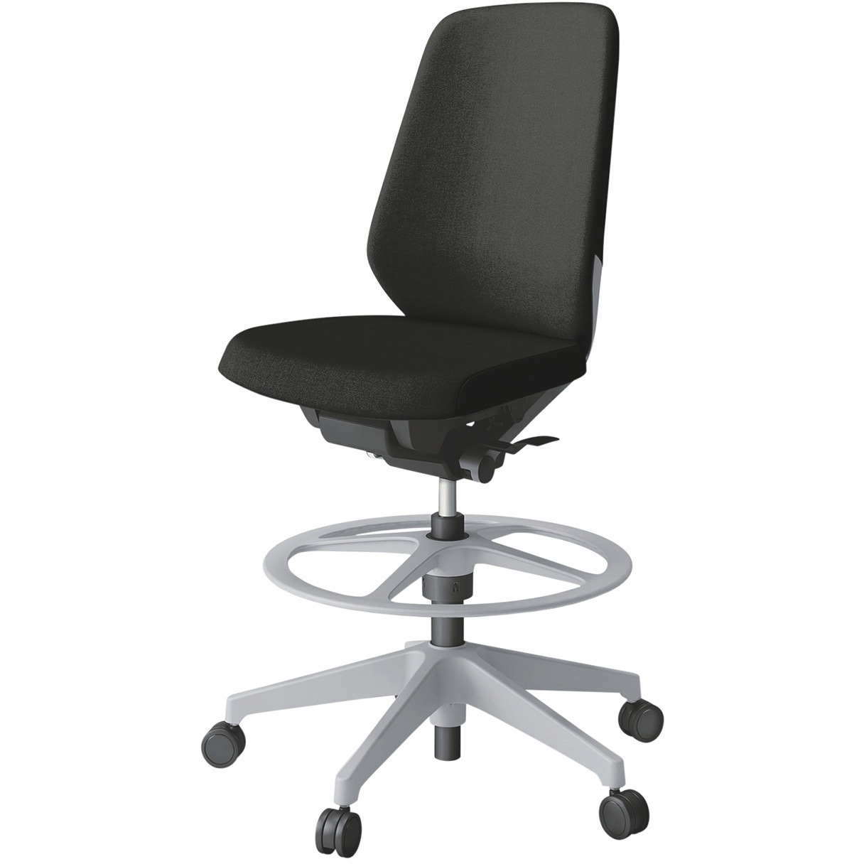 KJ-130SAP-GNT1 ノートチェア ハイポジションタイプ ハイバック 肘なし ランバーサポートなし クロスSA 樹脂脚<配送時組立サービス付> 1台 イトーキ 【通販モノタロウ】