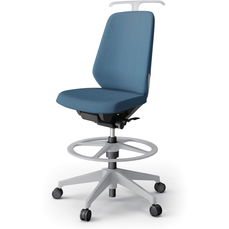 KJ-130SAHP-GNB4 ノートチェア ハイポジションタイプ ハイバック 肘なし ハンガー ランバーサポートなし クロスSA 樹脂脚<配送時組立サービス付> 1台 イトーキ 【通販モノタロウ】