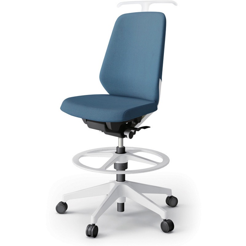 KJ-130SAHP-W9B4 ノートチェア ハイポジションタイプ ハイバック 肘なし ハンガー ランバーサポートなし クロスSA 樹脂脚<配送時組立サービス付> 1台 イトーキ 【通販モノタロウ】