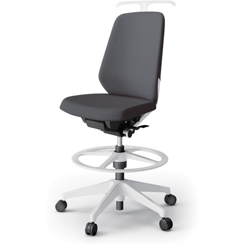 KJ-130SAHP-W9T3 ノートチェア ハイポジションタイプ ハイバック 肘なし ハンガー ランバーサポートなし クロスSA 樹脂脚<配送時組立サービス付> 1台 イトーキ 【通販モノタロウ】