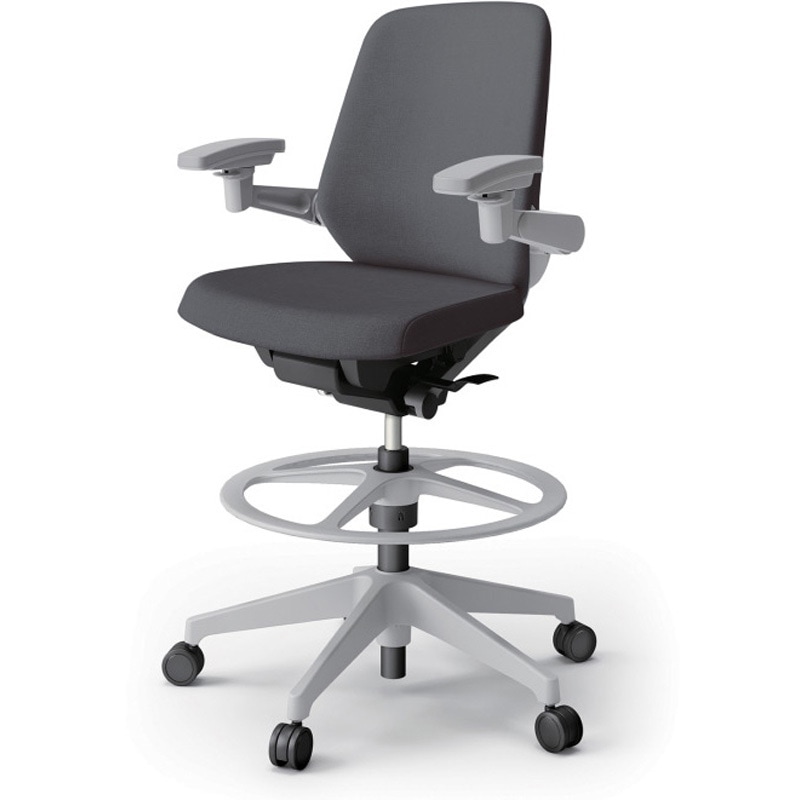 KJ-147SAP1GNT3 ノートチェア ハイポジションタイプ ローバック 可動肘 ランバーサポートなし クロスSA 樹脂脚<配送時組立サービス付> 1台 イトーキ 【通販モノタロウ】