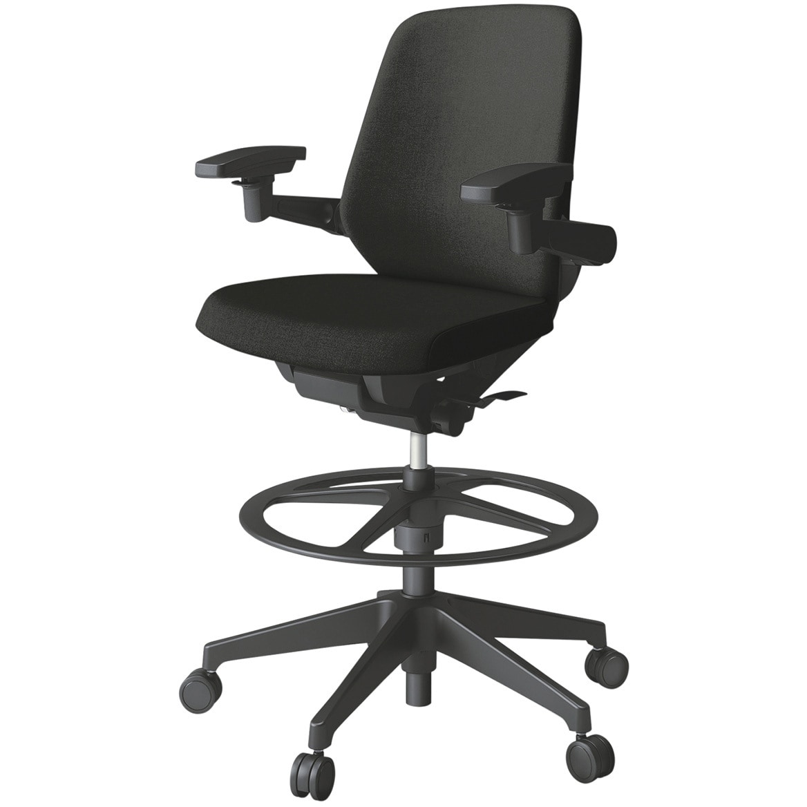 KJ-147SAP1T1T1 ノートチェア ハイポジションタイプ ローバック 可動肘 ランバーサポートなし クロスSA 樹脂脚<配送時組立サービス付> 1台 イトーキ 【通販モノタロウ】 59,988円