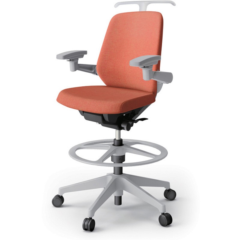 KJ-147SAHP1GND4 ノートチェア ハイポジションタイプ ローバック 可動肘 ハンガー ランバーサポートなし クロスSA 樹脂脚<配送時組立サービス付> 1台 イトーキ 【通販モノタロウ】