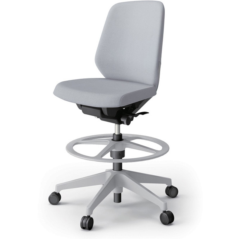 KJ-140SAP-GNT7 ノートチェア ハイポジションタイプ ローバック 肘なし ランバーサポートなし クロスSA 樹脂脚<配送時組立サービス付> 1台 イトーキ 【通販モノタロウ】