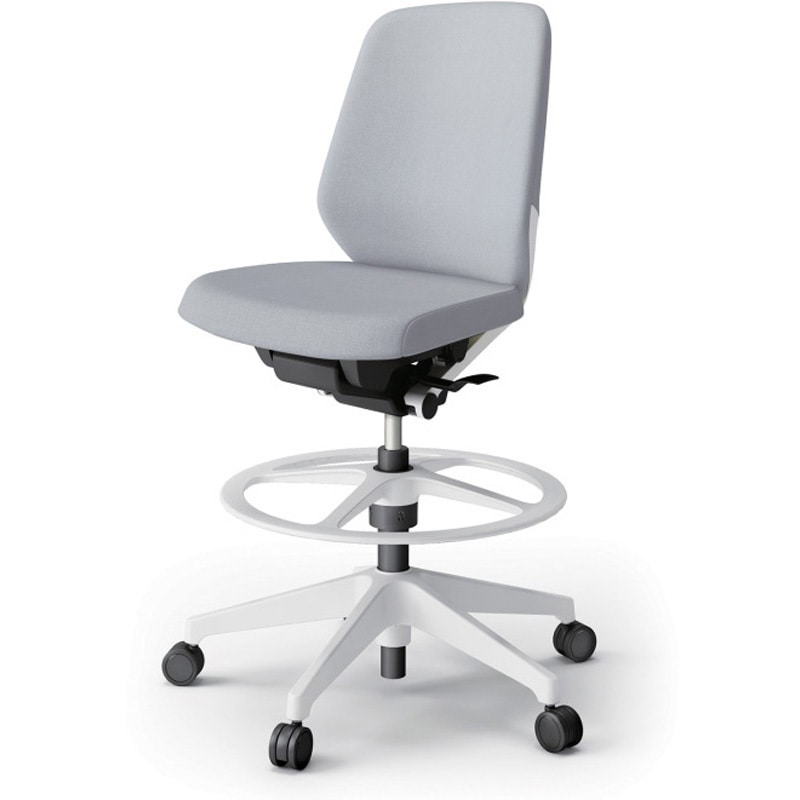 KJ-140SAP-W9T7 ノートチェア ハイポジションタイプ ローバック 肘なし ランバーサポートなし クロスSA 樹脂脚<配送時組立サービス付> 1台 イトーキ 【通販モノタロウ】