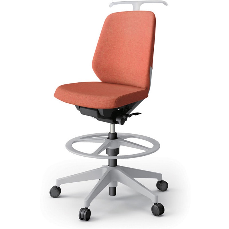 KJ-140SAHP-GND4 ノートチェア ハイポジションタイプ ローバック 肘なし ハンガー ランバーサポートなし クロスSA 樹脂脚<配送時組立サービス付> 1台 イトーキ 【通販モノタロウ】