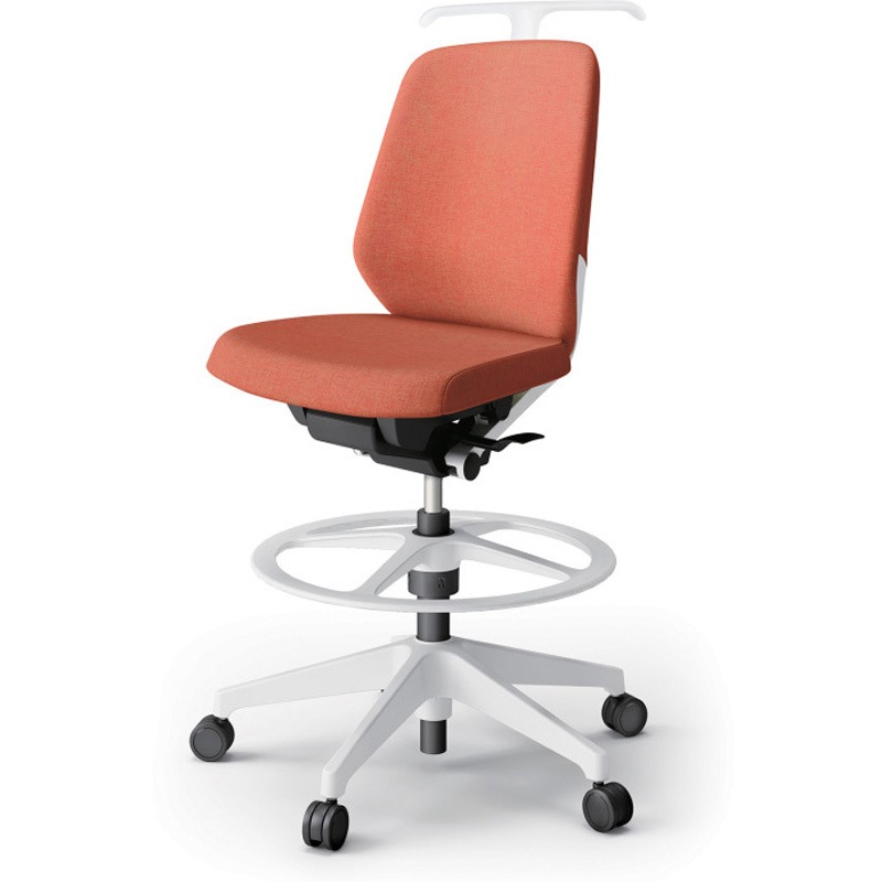 KJ-140SAHP-W9D4 ノートチェア ハイポジションタイプ ローバック 肘なし ハンガー ランバーサポートなし クロスSA 樹脂脚<配送時組立サービス付> 1台 イトーキ 【通販モノタロウ】