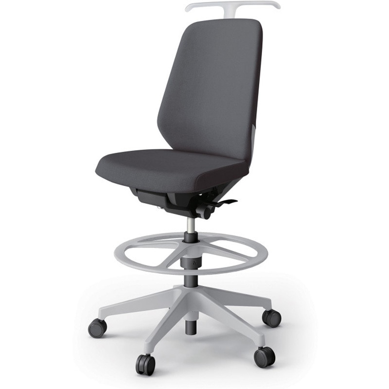 KJ-110SAHP-GNT3 ノートチェア ハイポジションタイプ ハイバック 肘なし ハンガー ランバーサポート付 クロスSA 樹脂脚<配送時組立サービス付> 1台 イトーキ 【通販モノタロウ】