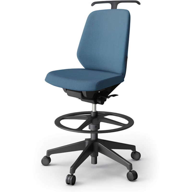 KJ-120SAHP-T1B4 ノートチェア ハイポジションタイプ ローバック 肘なし ハンガー ランバーサポート付 クロスSA 樹脂脚<配送時組立サービス付> 1台 イトーキ 【通販モノタロウ】 59,988円