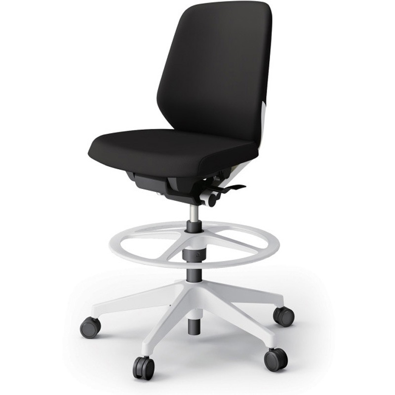 KJ-140PVP-W9T1 ノートチェア ハイポジションタイプ ローバック 肘なし ランバーサポートなし クロスPV 樹脂脚<配送時組立サービス付> 1台 イトーキ 【通販モノタロウ】