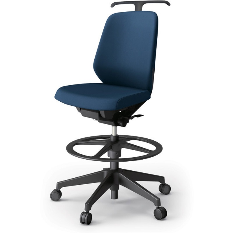 KJ-140PVHP-T1B2 ノートチェア ハイポジションタイプ ローバック 肘なし ハンガー ランバーサポートなし クロスPV 樹脂脚<配送時組立サービス付> 1台 イトーキ 【通販モノタロウ】