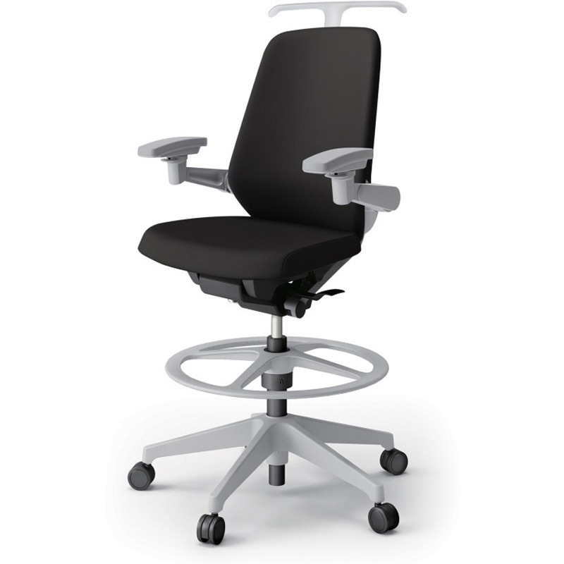 KJ-117PVHP1GNT1 ノートチェア ハイポジションタイプ ハイバック 可動肘 ハンガー ランバーサポート付 クロスPV 樹脂脚<配送時組立サービス付> 1台 イトーキ 【通販モノタロウ】 76,890円