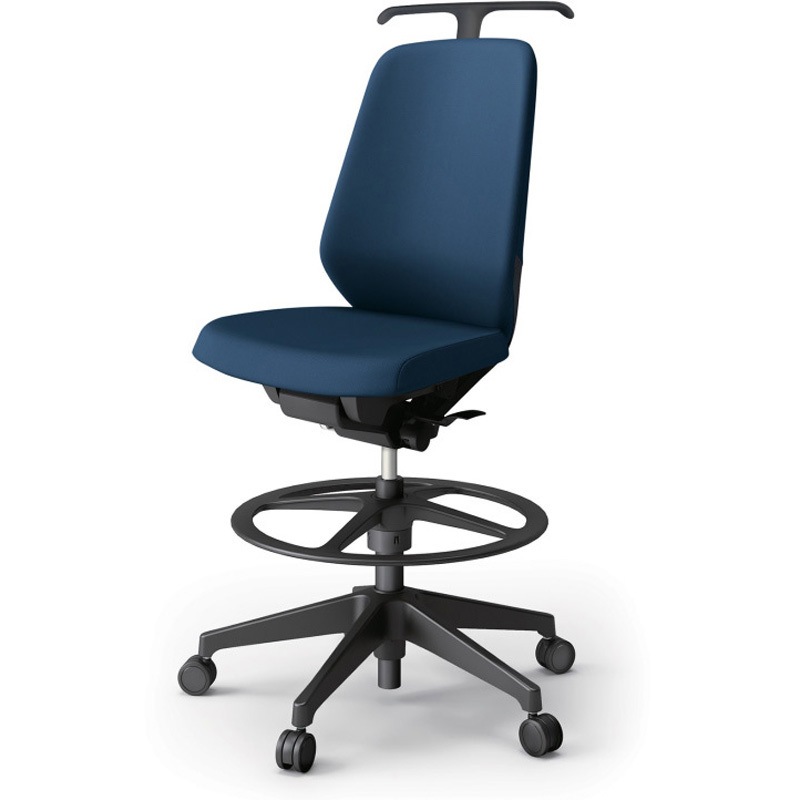 KJ-110PVHP-T1B2 ノートチェア ハイポジションタイプ ハイバック 肘なし ハンガー ランバーサポート付 クロスPV 樹脂脚<配送時組立サービス付> 1台 イトーキ 【通販モノタロウ】 60,390円