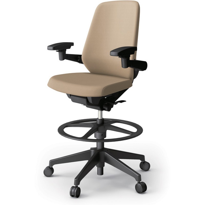 KJ-137DLP1T1K6 ノートチェア ハイポジションタイプ ハイバック 可動肘 ビニールレザーDL 樹脂脚<配送時組立サービス付> 1台 イトーキ 【通販モノタロウ】 65,890円