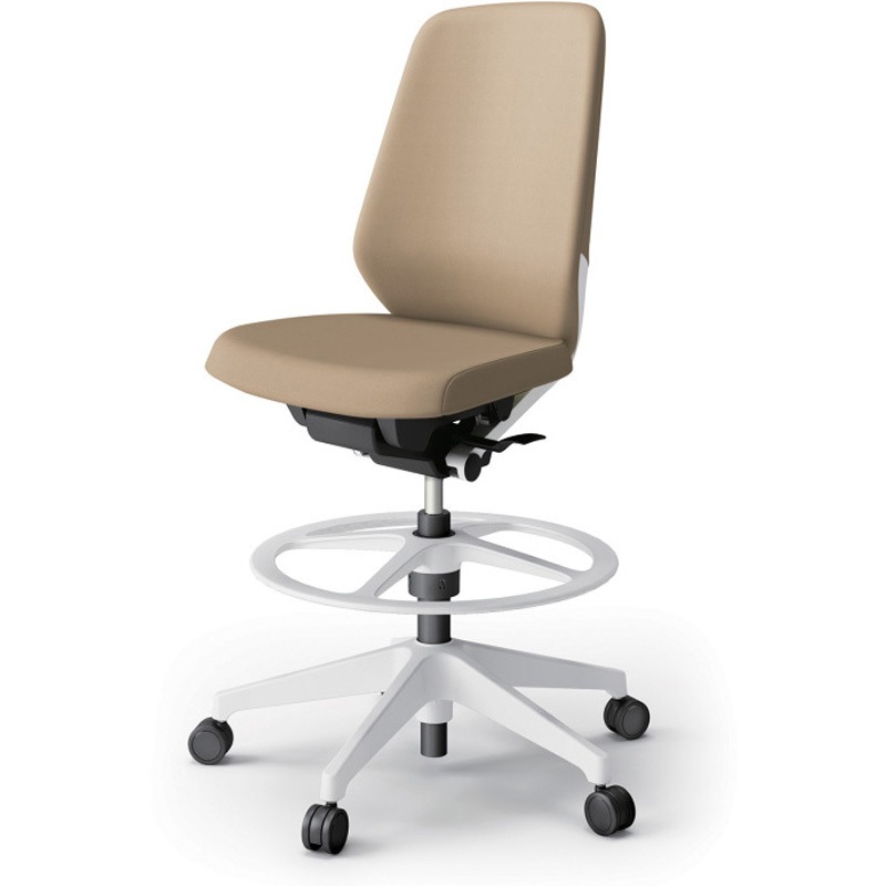 KJ-130DLP-W9K6 ノートチェア ハイポジションタイプ ハイバック 肘なし ビニールレザーDL 樹脂脚<配送時組立サービス付> 1台 イトーキ 【通販モノタロウ】